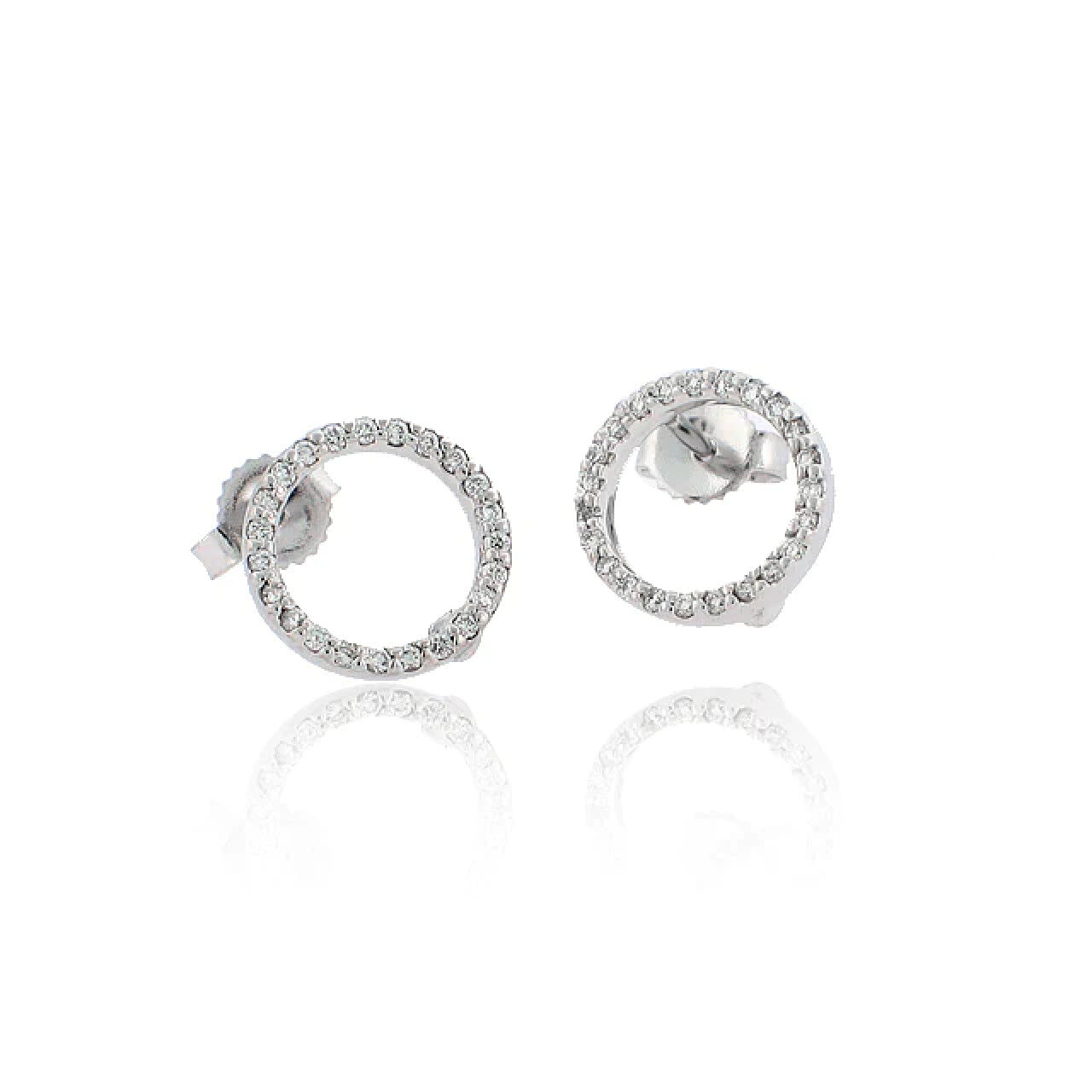 Tiny clearance circle earrings